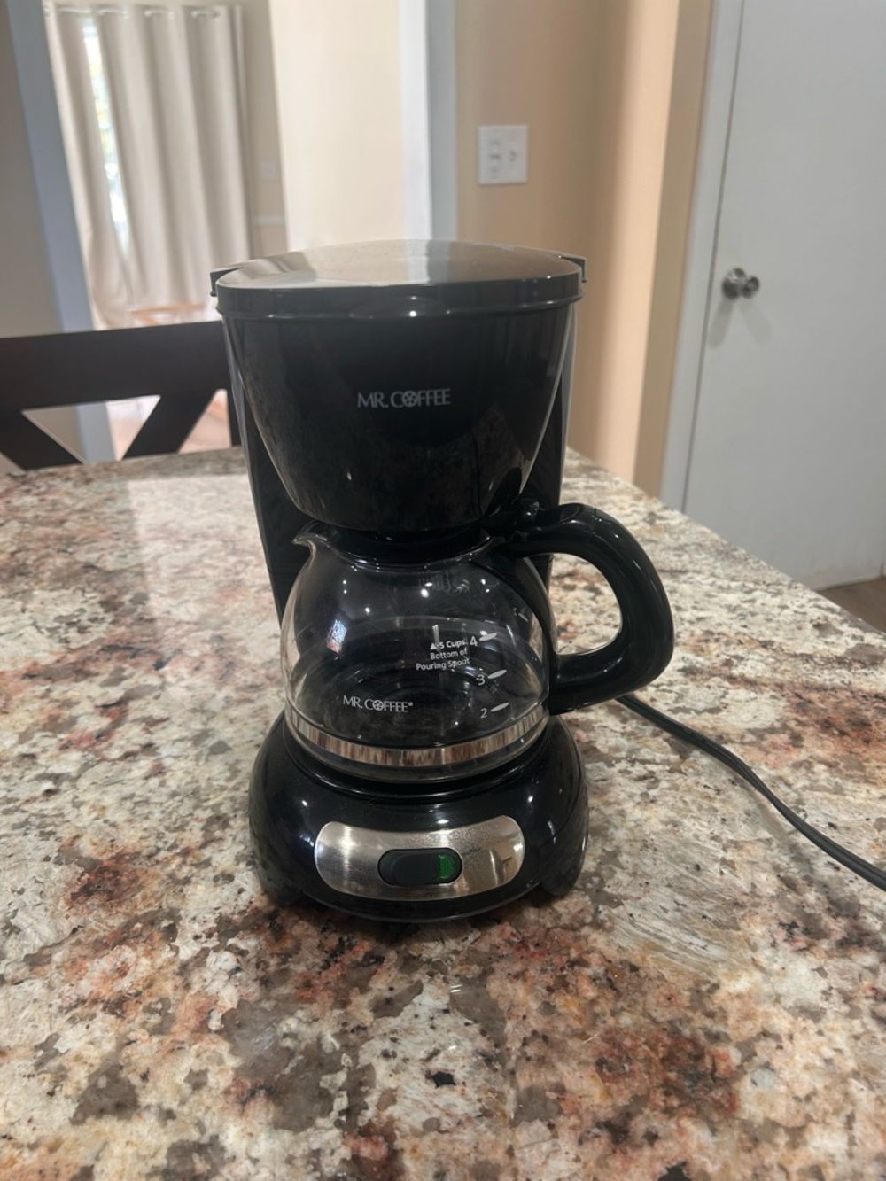 Mr. Coffee Black 4-Cup Drip Coffee Maker